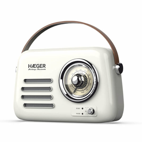 Radio Haeger Heritage Bluetooth Cream RB-CRE.003A