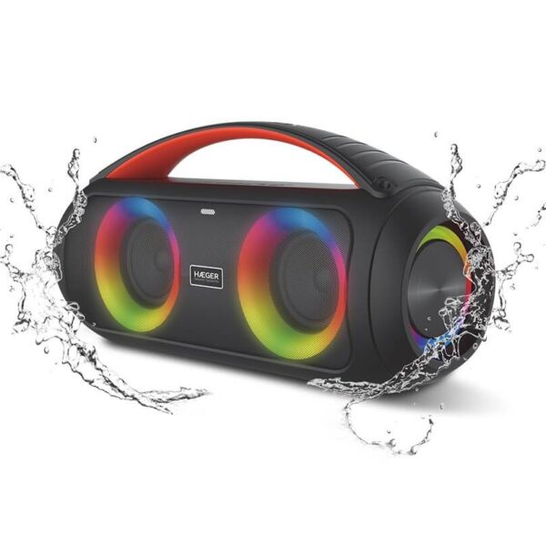 Coluna Haeger Bluetooth Impermeável IPX5 Cool Boom SP-40W.002A